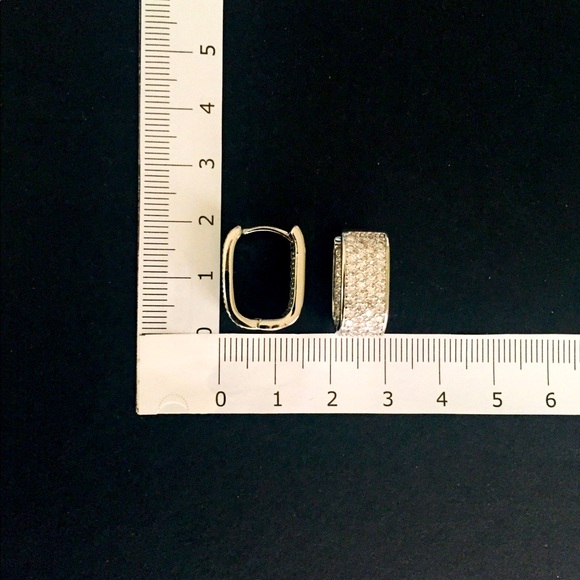 🍏50% OFF/3+...CZ U-shape Hoop Earrings - Picture 12 of 13